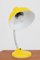 Gelbe Tischlampe mit Schwanenhals, 1960er 4