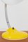 Lámpara de mesa cuello de ganso amarilla, años 60, Imagen 3