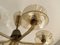 Lámpara de araña Art Déco de vidrio soplado, años 50, Imagen 7