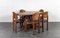 Tavolo da pranzo e sedie di Rainer Daumiller per Membro dell'Association of Danish Furniture Industries, anni '70, set di 7, Immagine 1