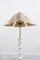 French Brass and Methacrylate Floor Lamp, 1980s, Image 4