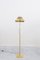 French Brass and Methacrylate Floor Lamp, 1980s 1