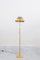 French Brass and Methacrylate Floor Lamp, 1980s, Image 1