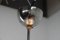 Lámpara de araña Bauhaus funcionalista de níquel de UFO, años 30, Imagen 4