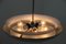 Lámpara de araña Bauhaus funcionalista de níquel de UFO, años 30, Imagen 5
