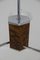 Lámpara de araña Art Déco de madera, cromo y vidrio, años 40, Imagen 11
