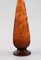 Early 20th Century Vase Frosted and Orange Art Glass from Emile Gallé, Image 5