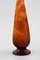 Early 20th Century Vase Frosted and Orange Art Glass from Emile Gallé 6