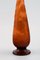 Early 20th Century Vase Frosted and Orange Art Glass from Emile Gallé, Image 6