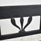 Vintage Hungarian Black Settle Bench, 1920s 6