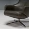 Grand Reposi Armchair & Ottoman in Grey Leather by Antonio Citterio for Vitra, 2010s, Set of 2 4