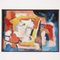 R. Bontempi, Composición abstracta, óleo sobre cartón, 1984, Imagen 3