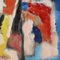R. Bontempi, Composición abstracta, óleo sobre cartón, 1984, Imagen 5