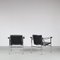 Chaises d'Appoint LC1 par Le Corbusier, Italie, 1970s, Set de 2 4