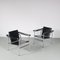 LC1 Side Chairs by Le Corbusier, Italy, 1970s, Set of 2 2