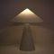 White Glass Table Lamp by SCE, France, 1970s 7