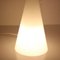 White Glass Table Lamp by SCE, France, 1970s 9