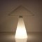 White Glass Table Lamp by SCE, France, 1970s 6