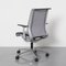 Think Think Low Steelcase Schwarzes Leder, 2010er 2