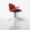 Chaise de Bureau Modèle 356 Rouge attribuée à Willem Hendrik Gispen pour Gispen, 1950s 13