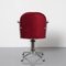 Chaise de Bureau Modèle 356 Rouge attribuée à Willem Hendrik Gispen pour Gispen, 1950s 5