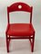 Chaises pour Enfant Peintes en Rouge, 1970s, Set de 2 7