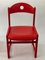 Red Painted Children's Chairs, 1970s, Set of 2 7