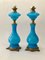 Antique Opaline Glass Oil Table Lamps Depicting Napoleon and Josephine, 1890s, Set of 2 4
