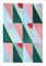 Natalia Roman, Pink and Green Tiles Combo Grid Diptych, 2022, Painting on Paper 5