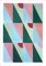 Natalia Roman, Díptico de cuadrícula combinada de azulejos rosas y verdes, 2022, Pintura sobre papel, Imagen 4