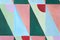 Diptyque Natalia Roman, Pink and Green Tiles Combo Grid, 2022, Peinture sur Papier 7