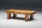 Artisan Wooden Rectangular Coffee Table, France, 1940s 2