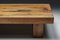 Table Basse Brutaliste en Bois, France, 1940s 8