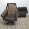 Vintage Scandinavian Style Armchair with Ottoman, Set of 2, Image 9
