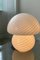 Vintage Murano Vetri White Swirl Mushroom Lamp, 1970s, Image 6