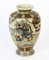 Mid 20th Century Japanese Satsuma Hand Painted Porcelain Vases, 1950s, Set of 2 2