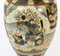 Mid 20th Century Japanese Satsuma Hand Painted Porcelain Vases, 1950s, Set of 2, Image 10