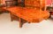 Mesa de comedor Art Déco antigua de madera nudosa de nogal de Hille, años 20. Juego de 13, Imagen 3