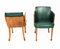Antiker Art Deco Esstisch und Stühle aus Nusswurzelholz von Hille, 1920er, 13er Set 14