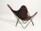 Vintage Leather Bat Lounge Chair 2