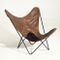 Vintage Leather Bat Lounge Chair 3