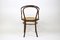 Fauteuil Viennois en Bois Courbé attribué à Thonet, Autriche, 1900s 7