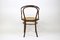 Viennese Mesh Bentwood Armchair attributed to Thonet, Austria, 1900s, Image 7