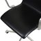 Tall Original Black Leather Oxford Office Chair by Arne Jacobsen, 2000s, Image 4