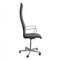 Tall Original Black Leather Oxford Office Chair by Arne Jacobsen, 2000s 2