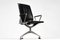 Black Leather Conference Office Desk Chair Bby Alberto Meda, 2000s 1