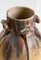 Jugendstil Charles Greber Geflammte Keramik Vase mit Griffen 5