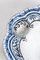 Early 20th Century French Faience Blue & White Barbers Bowl 7