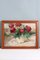 French School Artist, Red Peonies, Oil on Panel, Mid-20th Century, Framed, Image 1