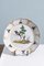 18th Century Faience Black Bird Plate from Nevers 1